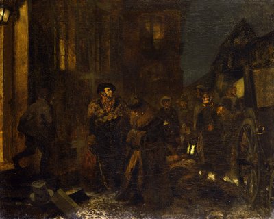 Pihenő az úton alkotó: Adolph Menzel