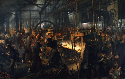 Hengermű (Modern küklopszok) alkotó: Adolph Menzel