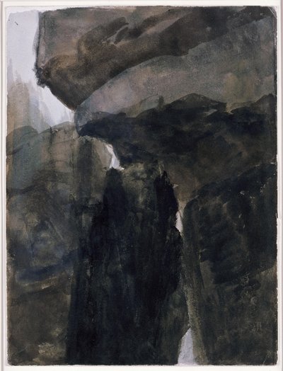 Szikla (Szász-Svájc) alkotó: Adolph Menzel