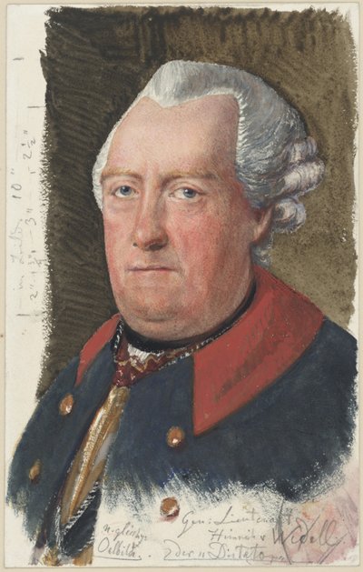 Heinrich von Wedell altábornagy alkotó: Adolph Menzel