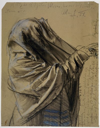 Rabbi ruhája alkotó: Adolph Menzel