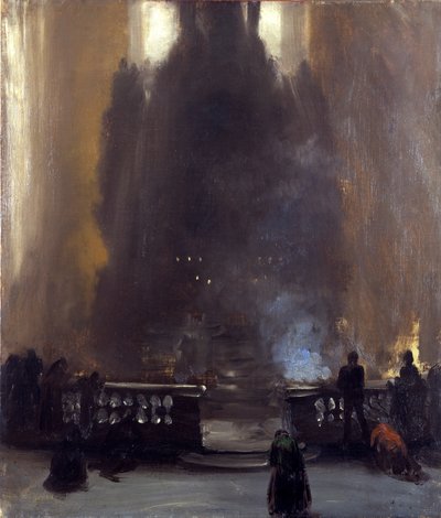 A templom belseje (barokk oltár) alkotó: Adolph Menzel