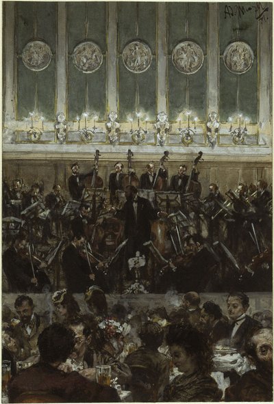 Koncert Bilse-ben alkotó: Adolph Menzel