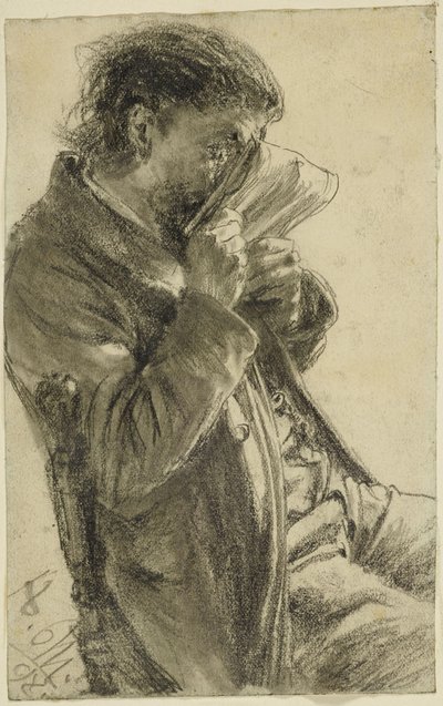 Olvasó férfi alkotó: Adolph Menzel