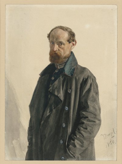 Leuthold őrnagy, a Gárda Füzér Ezredből alkotó: Adolph Menzel