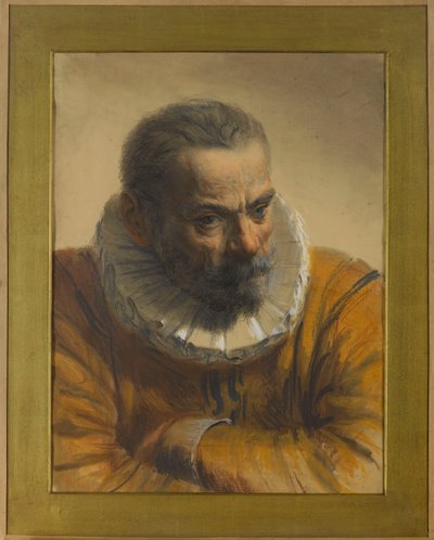 Reneszánsz öltözetű férfi alkotó: Adolph Menzel