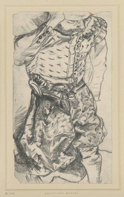 Modell I. Johann Georg szász választófejedelem díszruhájában, Történeti Múzeum, Drezda alkotó: Adolph Menzel