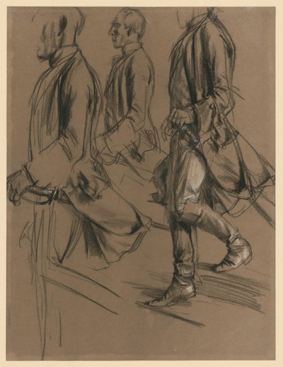 II. Frigyes kíséretének tisztje. Modelltanulmány „II. Frigyes és II. József találkozása Nysában” című képhez alkotó: Adolph Menzel