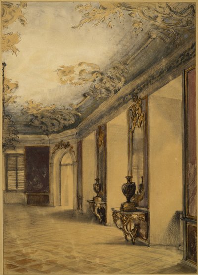 Terem a lissai kastélyban alkotó: Adolph Menzel