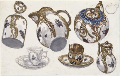 II. Frigyes korabeli étkészlet alkotó: Adolph Menzel