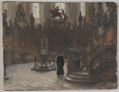 A mainzi székesegyház kóruspadjai alkotó: Adolph Menzel