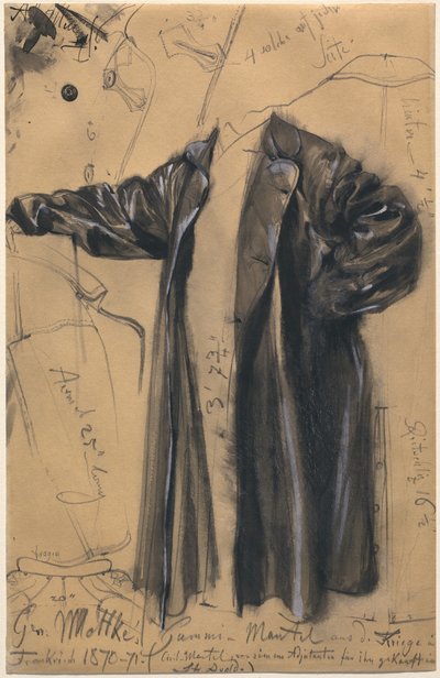 Moltke tábornok vízálló kabátja alkotó: Adolph Menzel