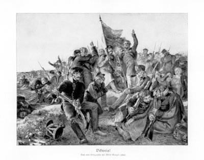 Győzelem!, 1836, 1900. alkotó: Adolph Menzel