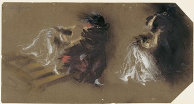 Két jelenet Mozart „Don Giovanni” című operájából alkotó: Adolph Menzel