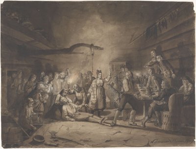 A párbaj után alkotó: Adolph Tidemand