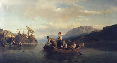 Este Krøderenben alkotó: Adolph Tidemand