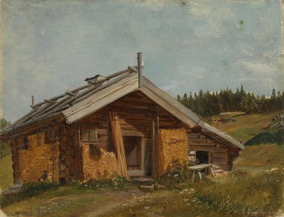 Parasztház Bolkesjøben alkotó: Adolph Tidemand