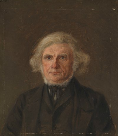 Idős férfi, portrévázlat alkotó: Adolph Tidemand