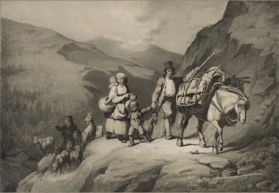 Az illusztráció a Norvégia könyvből készült, amelyet Rajzokban készített Asbjørnsen, P.Chr. és kiadta Chr. Tønsberg (1848) alkotó: Adolph Tidemand