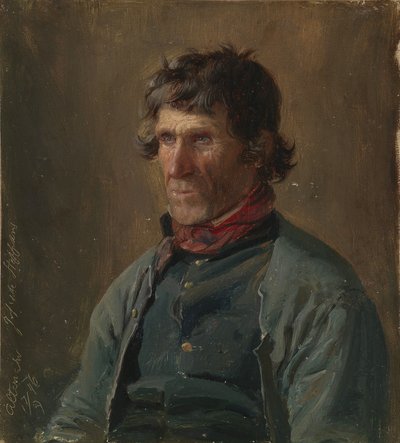 Joseph Steffens Altenahrból. Figura-tanulmány alkotó: Adolph Tidemand