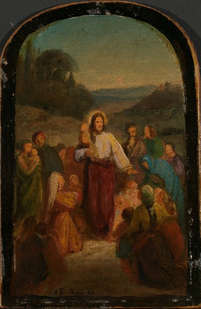 Lasst die kleinen Kinder zu mir kommen alkotó: Adolph Tidemand