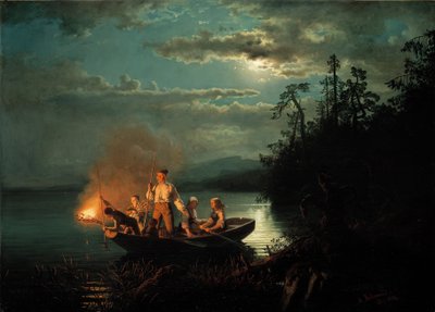 Krøderen hallgatása alkotó: Adolph Tidemand