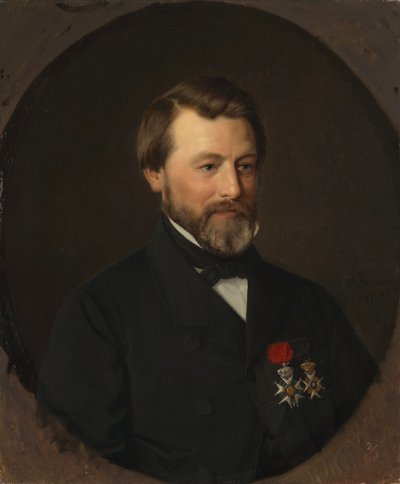 Emil Tidemand, a művész testvérének portréja alkotó: Adolph Tidemand