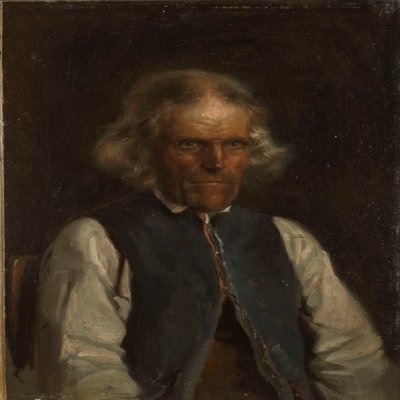 Egy vossi gazda portréja alkotó: Adolph Tidemand