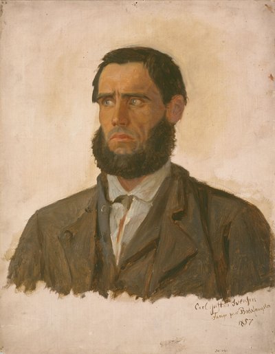 Carl Gustav Svendsen fogoly portréja alkotó: Adolph Tidemand