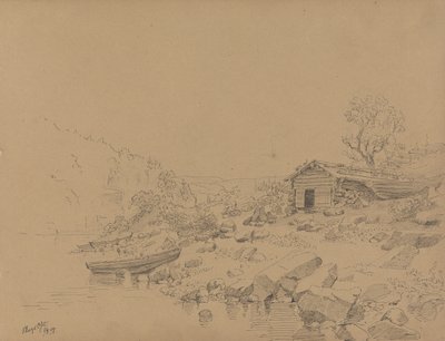 Tengerparti jelenet, Magooset alkotó: Adolph Tidemand