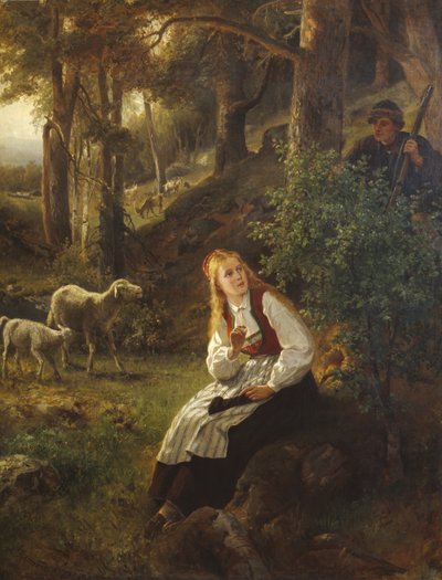 Az Első Találkozó alkotó: Adolph Tidemand