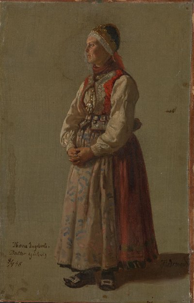 Thora Ingebretsdatter Gulsvig alkotó: Adolph Tidemand