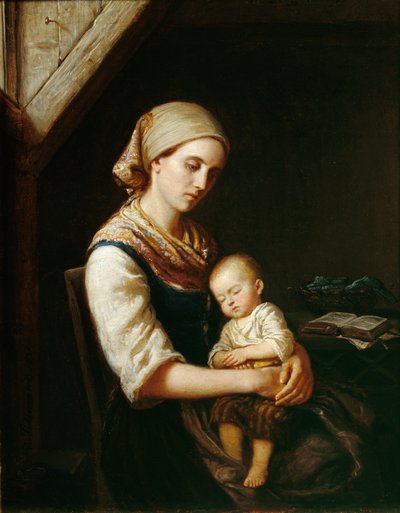 Özvegy alkotó: Adolph Tidemand
