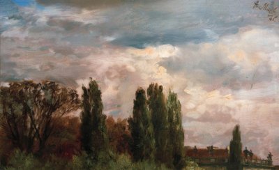 Kilátás Albrecht herceg parkjára alkotó: Adolph Menzel