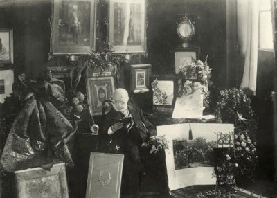 Menzel 80. születésnapján / fotó alkotó: Adolph Menzel