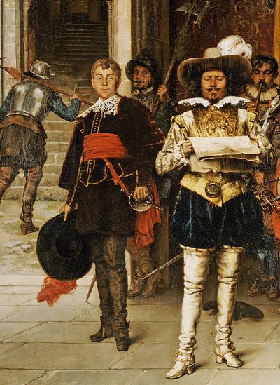 A király testőrei alkotó: Adolphe Alexandre Lesrel