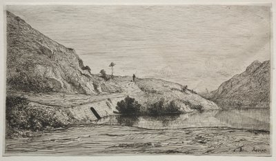 Rhone partjai, 1865. alkotó: Adolphe Appian