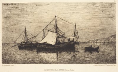 Kikötői hajók alkotó: Adolphe Appian