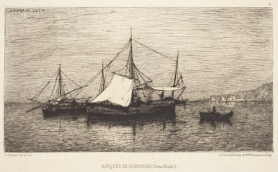 Kikötői hajók alkotó: Adolphe Appian