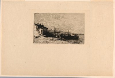 Halászkunyhó (Olaszország partjai) alkotó: Adolphe Appian