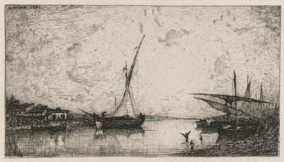 Martigues-i csatorna, 1872. alkotó: Adolphe Appian