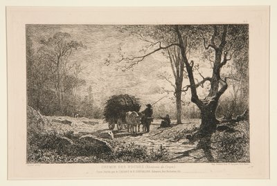 A sziklák ösvénye (Creys környékén) alkotó: Adolphe Appian