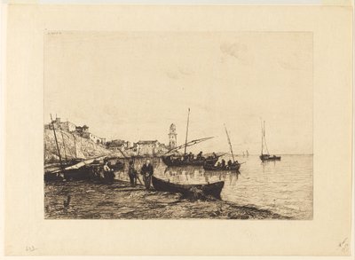 San Remo kikötője alkotó: Adolphe Appian