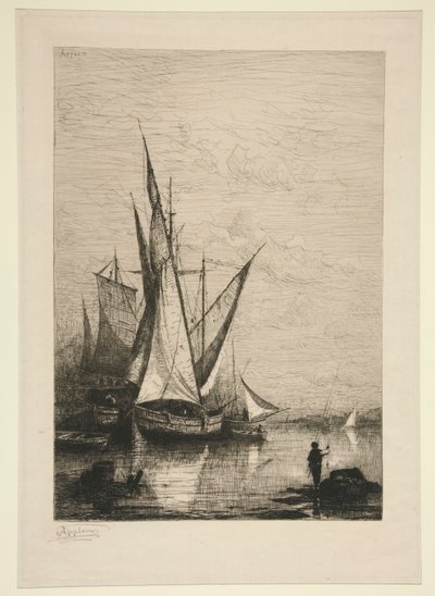 Genova kikötője alkotó: Adolphe Appian