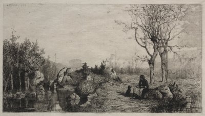 A patak partja Rossillonnál alkotó: Adolphe Appian