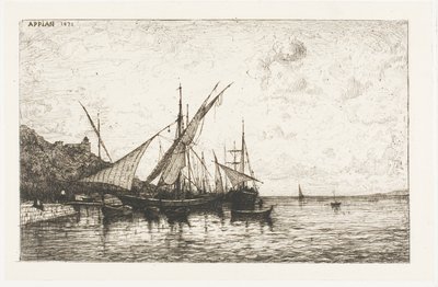 A monacói kikötő alkotó: Adolphe Appian