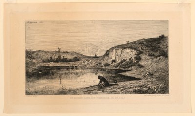 Egy szikla Rix kommunáiban (Ain) alkotó: Adolphe Appian