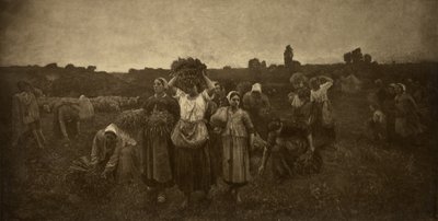 A begyűjtők behívása alkotó: Adolphe Braun