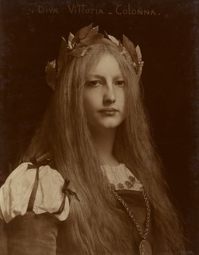 J. Febre "Vittoria Colonna" című műve. alkotó: Adolphe Braun