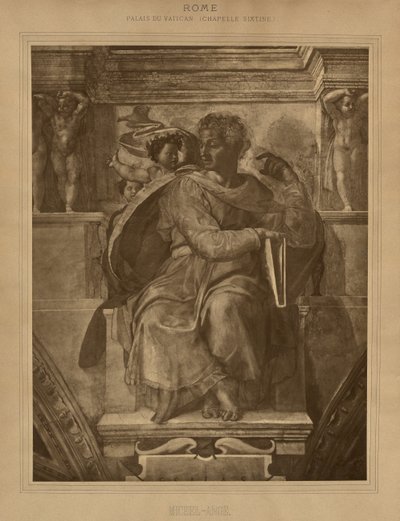 Róma – Vatikáni Palota – Sixtus-kápolna, Michelangelo alkotó: Adolphe Braun